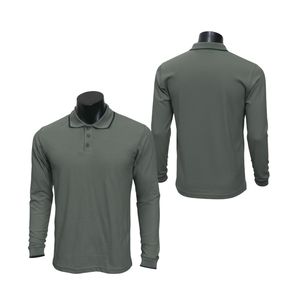 Camisetas Polo Personalizadas al por Mayor para Hombre, de Algodón Piqué, con Logotipo Bordado, Suaves, de Secado Rápido, para Uso Casual de Verano - Product Image 3