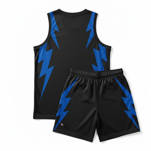 Tenue de Basketball Sublimée Tendance 2026 – Ensemble Maillot et Short Personnalisé à Couleurs Dégradées – Tenue d'Équipe Professionnelle - Product Image 3