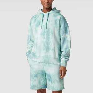 Conjunto de Sudadera con Capucha y Pantalones Cortos Casuales Personalizados al por Mayor, Unisex, de Alta Calidad, 100% Algodón, de Secado Rápido, para Hombre - Product Image 4