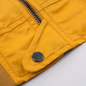 Wholesale High Quality Satin Varsity <b>Jacket</b> For <b>Men</b> Fashionable Wool Satin <b>Jacket</b> Stand Button - Product Image 5