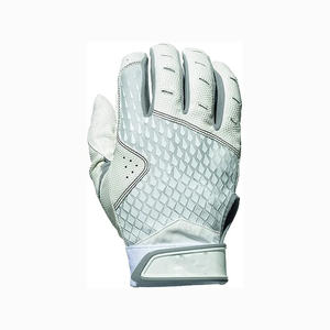 Guantes de bateo de críquet en blanco y negro, ligeros, guantes de bateo de béisbol con ajuste en la palma para deporte - Product Image 2