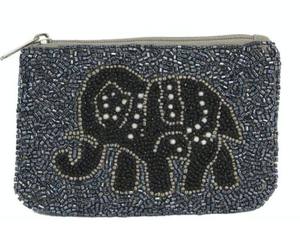 Monedero de cuentas de cristal negro con remaches, hecho a mano, con cadena suave desmontable, bolsa con cremallera, cartera de moda de alta calidad, regalos para mujer - Product Image 2