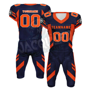 Uniforme de fútbol americano de alta calidad, etiqueta personalizada, precio razonable, 100% poliéster, hecho en Pakistán. - Product Image 1