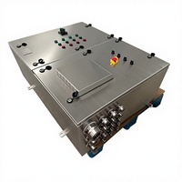 Armoire électrique basse tension IP66 en acier inoxydable SS304 220V5A avec panneau de protection en acrylique pour équipement d'automatisation en usine