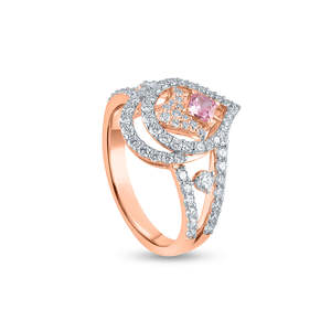 Diamante rosa de corte princesa Purecarat A - Product Image 6