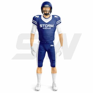 Vente en gros d'uniformes de football américain personnalisés, maillots de football d'équipe, fournisseur d'usine de haute qualité, uniforme de football américain - Product Image 2