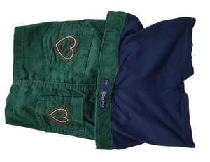 Falda de pana de color sólido con pantalones cortos interiores para niñas para la temporada de primavera para niños en 2018 - Product Image 1