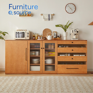 Oferta exclusiva, aparador de madera maciza de almacenamiento grande, diseño de comedor moderno de fábrica de Vietnam para un estilo de vida moderno - Product Image 3
