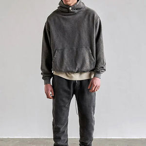 เสื้อฮู้ดดี้พิมพ์ลายตามสั่งคุณภาพสูงสำหรับผู้ชาย เสื้อฮู้ดดี้โอเวอร์ไซส์ผ้าฝ้ายฟลีซสำหรับผู้ชาย - Product Image 4