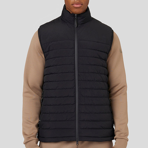 Wholesale <b>Men's</b> Winter <b>Warm</b> Thick Puffer Vest Stand Collar Zipper Sleeveless Padded <b>Jacket</b> Casual Outdoor Wear - Product Image 4