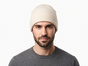Gorro de Punto Beige Unisex, 100% Acrílico, con Borde, Color Sólido, Casual, Cálido para Invierno, para Adultos, 56-58CM de Circunferencia, Estilo Urbano, para Uso Diario - Product Image 2