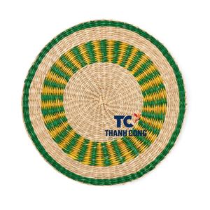 MEJOR VENTA Plato de cargador tejido a mano de Mantel redondo de algas marinas de estilo bohemio para cenas elegantes en hogares, hoteles y restaurantes. - Product Image 5