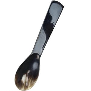 Cuillère et Spatule à Salade Personnalisables en Agate Naturelle Polie, Style Animal Unique (Bison, Vache, Boeuf) avec Logo et Taille Personnalisés - Product Image 3
