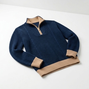 Sweat-shirt et sweat à capuche unisexe surdimensionné en molleton 100 % coton à épaules tombantes et col ras du cou pour homme - Product Image 3