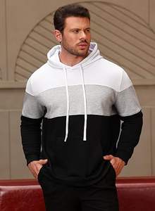 Sudadera con Capucha para Hombre, Estilo Urbano, Invierno, Mezcla de Poliéster y Algodón, Forro Polar, Transpirable, Ecológica, Informal, para Gimnasio, Fitness y Deportes - Product Image 3