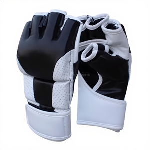 Gants de boxe MMA professionnels en cuir avec doublure intérieure épaissie pour fermeture – Légers, respirants, séchage rapide, unisexe - Product Image 3