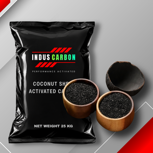 Charbon actif de coque de noix de coco à haute valeur d'iode activé à la vapeur : forte capacité d'adsorption - Disponible en sac PP de 25 kg et en sac FIBC de 500 kg - Product Image 1
