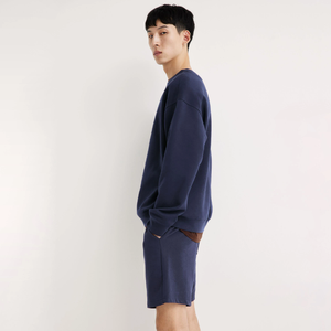 Sweat-shirt en coton tricoté respirant et écologique de haute qualité pour homme, avec logo personnalisé, idéal pour la course à pied - Product Image 2
