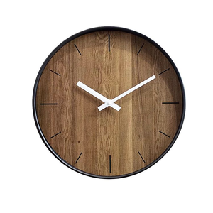 12 Inch Art Deco Antique Style Single Face Needle Display <b>Living</b> <b>Room</b> <b>Wall</b> <b>Clock</b> Custom Wooden Quartz <b>Clock</b> - Product Image 1