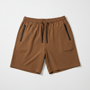 Men Gym Shorts with <b>Secure</b> Zipper Pockets Phone <b>Wallet</b> Keys Quick Dry Breathable Workout Shorts - Product Image 4