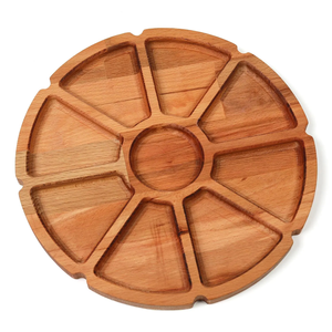 Plateau à fruits secs multi-compartiments, très demandé et le plus vendu, idéal pour la décoration de table et comme plateau de service, à prix compétitif. - Product Image 1