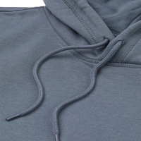 Sweat-shirt à capuche en molleton coupe classique pour homme, couleur unie, décontracté, pull d'automne 100 % coton, écologique, avec poches