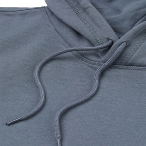 Sweat-shirt à capuche en molleton coupe classique pour homme, couleur unie, décontracté, pull d'automne 100 % coton, écologique, avec poches - Product Image 6