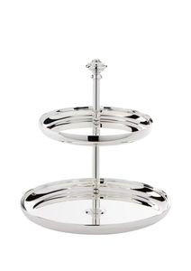 3-<b>Tier</b> Black Plastic <b>Cake</b> <b>Stand</b> with Heart Handle Multi-Layer Dessert Display Non-Toxic Hand Wash Only - Product Image 2