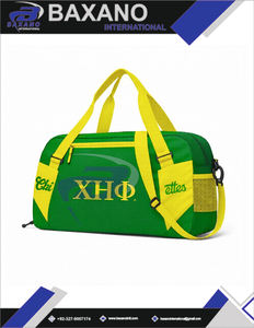 กระเป๋าเดินทางและออกกำลังกายแบบถือสะพายไหล่ ไนลอน ปักลายสไตล์ใหม่ ของชมรมนักเรียนหญิงชื่อ Chi Eta Phi (CEPhi) คุณภาพสูง พร้อมปักโลโก้ตามสั่ง - Product Image 4