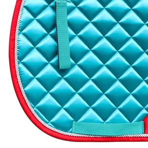 Tapis de selle en coton pour chevaux, haute qualité, ajustables, grandes tailles, antidérapants, équestres, professionnels, anglais, tissu personnalisé - Product Image 4