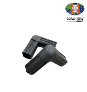 LONGNEW Connecteur d'angle droit en plastique ABS/PC/PP personnalisé pour assemblage de tubes carrés, fabriqué à Taïwan, bleu et blanc - Product Image 4