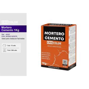 Criscolor Mortaio Cemento 1Kg ad Alta Resistenza per Restauro Facciate Esterne - Product Image 1
