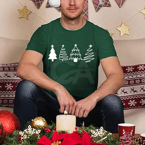 Camiseta Navideña para Hombre con Diseño Gráfico Clásico, Acabado de Tela Suave y Atractivo Diseño Personalizado - Product Image 5