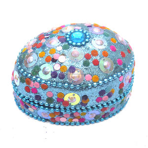 Aluminium Trinket <b>Box</b> Oval Custom Made Cute <b>Pill</b> <b>Box</b> Trinket <b>Box</b> for Wedding Favor Gift Beaded Stone Trinket <b>Box</b> Gift <b>Box</b> - Product Image 3
