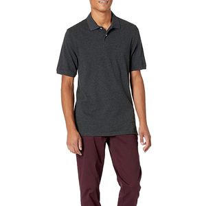 Polo en coton uni à manches courtes pour homme, nouveau design, collection printemps-hiver 2026, haute qualité, vente en gros - Product Image 4