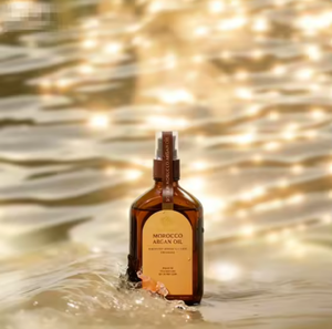 Sérum capillaire Kbeauty à l'huile d'argan raffinée 100ml, double soin, non collant, protecteur thermique pour pointes fourchues, usage quotidien - Product Image 4