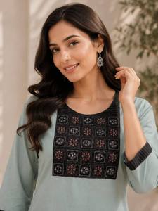 NEW LAUNCHING GOWN PATCHWORK IN FUAX GEORGETTE MATERIAL FULLY STITCHED ADJUSTED UP TO 44 - Product Image 5