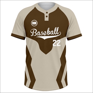 2026 Export Quality Premium Polyester Baseball Jerseys Custom Team Apparel Breathable Eco-Friendly V-neck Half Sleeve Sports - Product Image 2