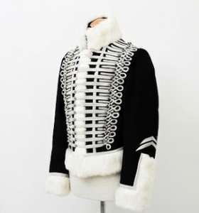 Men's Winter Hussar Jacket Wool Uniform Coat Windproof Breathable Stand Collar Ceremonial Outerwear - Product Image 3