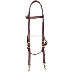 Nueva llegada de cuero de vaca Western Headstall mejor calidad hecho a mano de cuero genuino al por mayor fabricante proveedor - Product Image 5