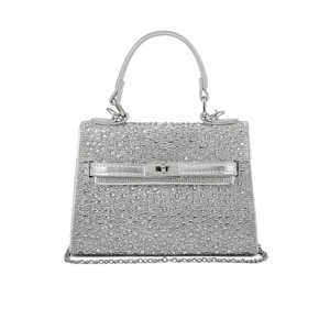 Sac Bandoulière de Soirée Fantaisie Argenté P24336 - Product Image 3