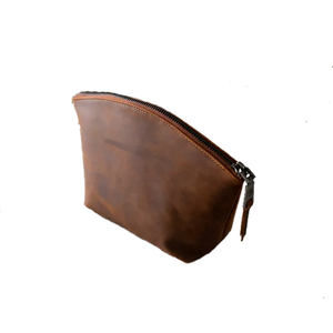 Sac de maquillage portable en cuir PU imperméable, grande taille, tendance, avec poignée souple et fermeture éclair, logo personnalisé, produits les plus vendus - Product Image 5