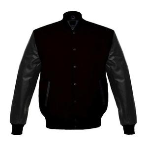 Customized High Quality Men's Varsity Jacket Latest Design Woolen <b>Fabric</b> and <b>Cow</b> Skin Leather with Customized Logo-Whole Sale - Product Image 6
