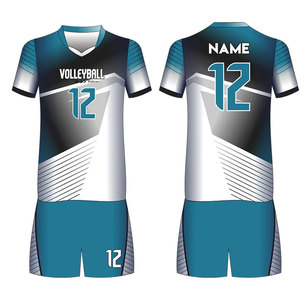 Maillot de volley-ball sublimé respirant avec couleurs, noms et numéros personnalisés - Product Image 5