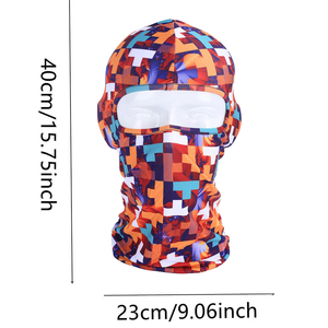 Pasamontañas Integrales con Precio de Fábrica, Cubre Rostros con Impresión por Sublimación Completa, Pasamontañas Impermeables para Ciclismo al Aire Libre - Product Image 2