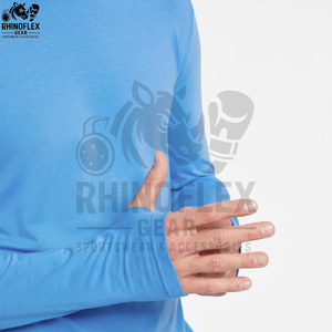 <b>Mens</b> Regular Fit Long Sleeve T-<b>Shirt</b> Comfortable Summer Wear Quality Front <b>Silk</b> Screen Printing Best Wholesale Logo Worsted - Product Image 4