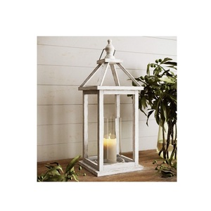 Lanterne à bougie en bois faite à la main et personnalisée, décoration de maison de style campagnard, centre de table de mariage, accent de cheminée, décoration saisonnière pour la maison - Product Image 6