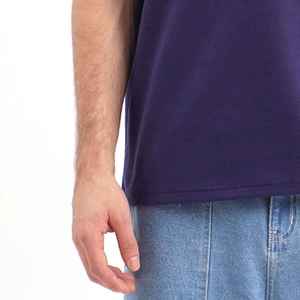 T-shirts pour hommes à manches courtes respirants, 100% coton biologique, haute qualité, vente en gros, t-shirts unis, service OEM - Product Image 5