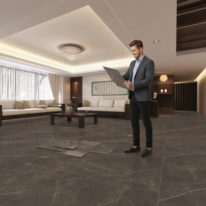 Dalle de marbre en pierre frittée 120x240cm Foshan Exportateur 1200x2400mm Carreaux de sol en porcelaine brillante polie - Product Image 1