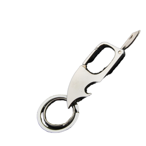 Quantité minimale de commande logo personnalisé porte-clés en métal multi-fonction fidget spinner décapsuleur laser lettrage voiture porte-clés penders cadeau en gros - Product Image 1